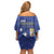 Felis Dia di Bandera Curacao Off Shoulder Short Dress Flag Proud - Wonder Print Shop