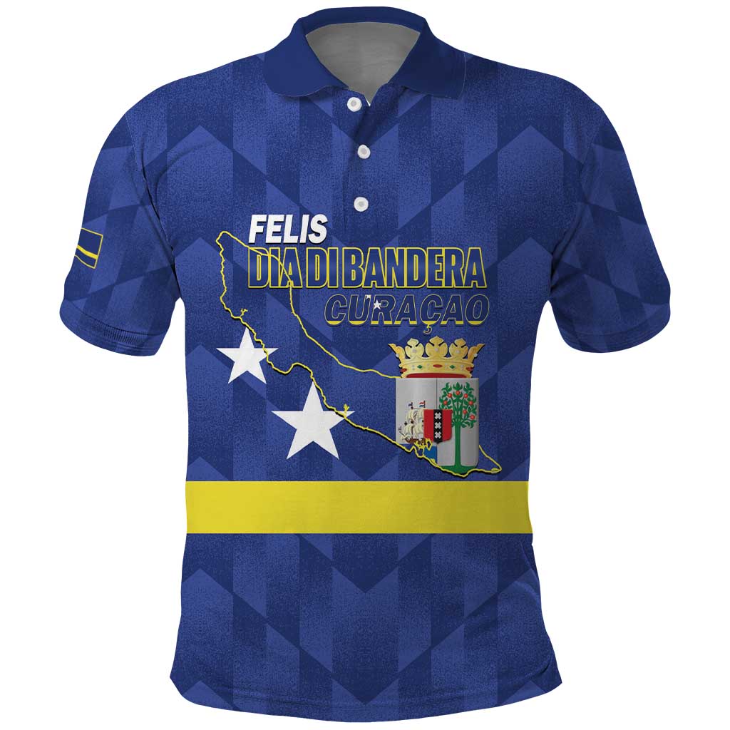 Felis Dia di Bandera Curacao Polo Shirt Flag Proud - Wonder Print Shop