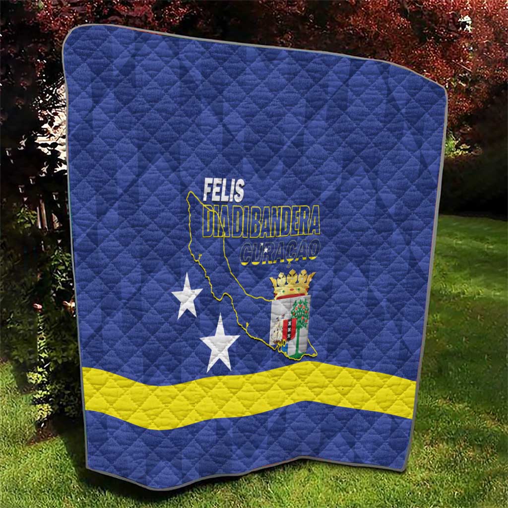 Felis Dia di Bandera Curacao Quilt Flag Proud - Wonder Print Shop
