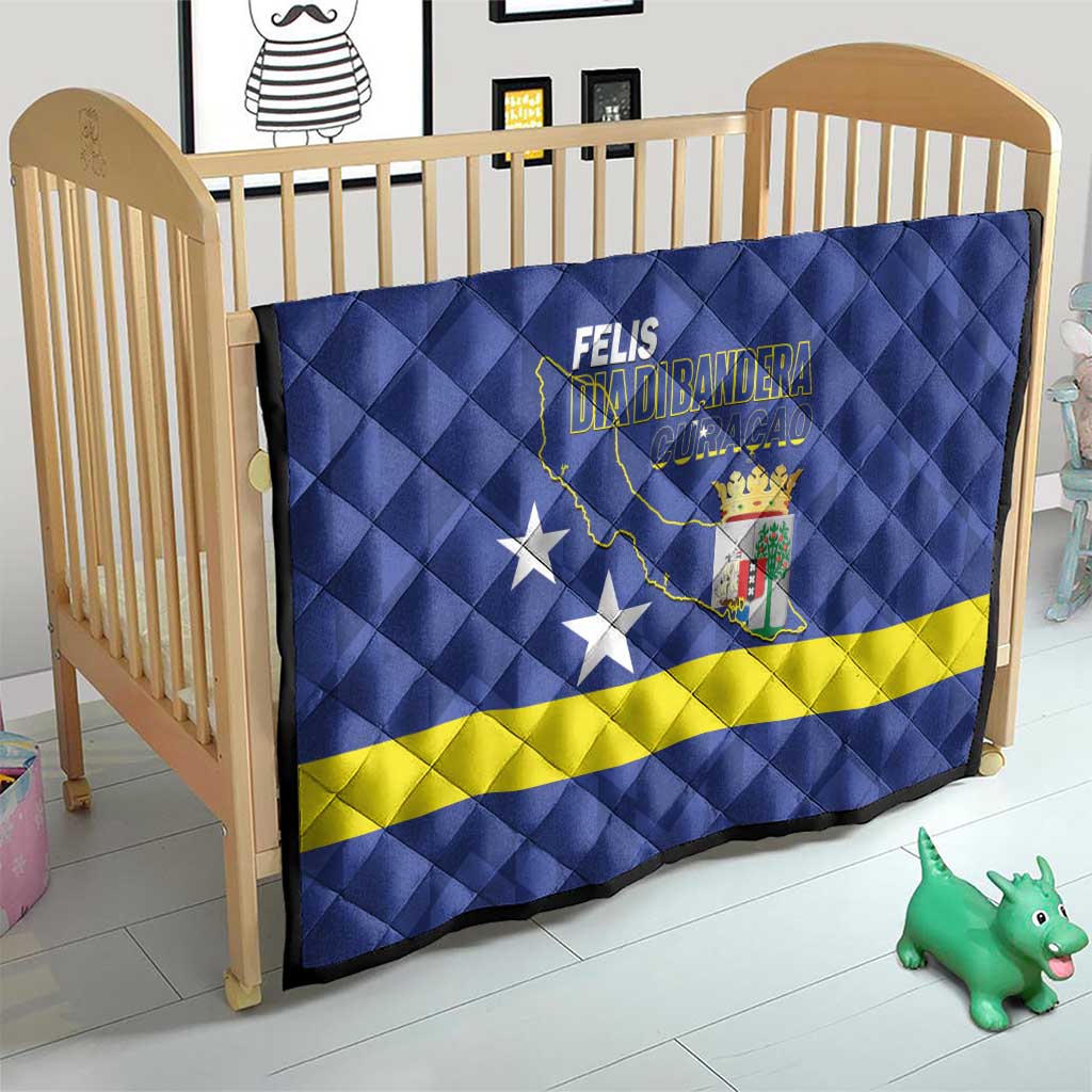 Felis Dia di Bandera Curacao Quilt Flag Proud - Wonder Print Shop