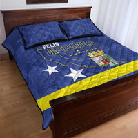 Felis Dia di Bandera Curacao Quilt Bed Set Flag Proud - Wonder Print Shop