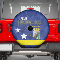 Felis Dia di Bandera Curacao Spare Tire Cover Flag Proud - Wonder Print Shop