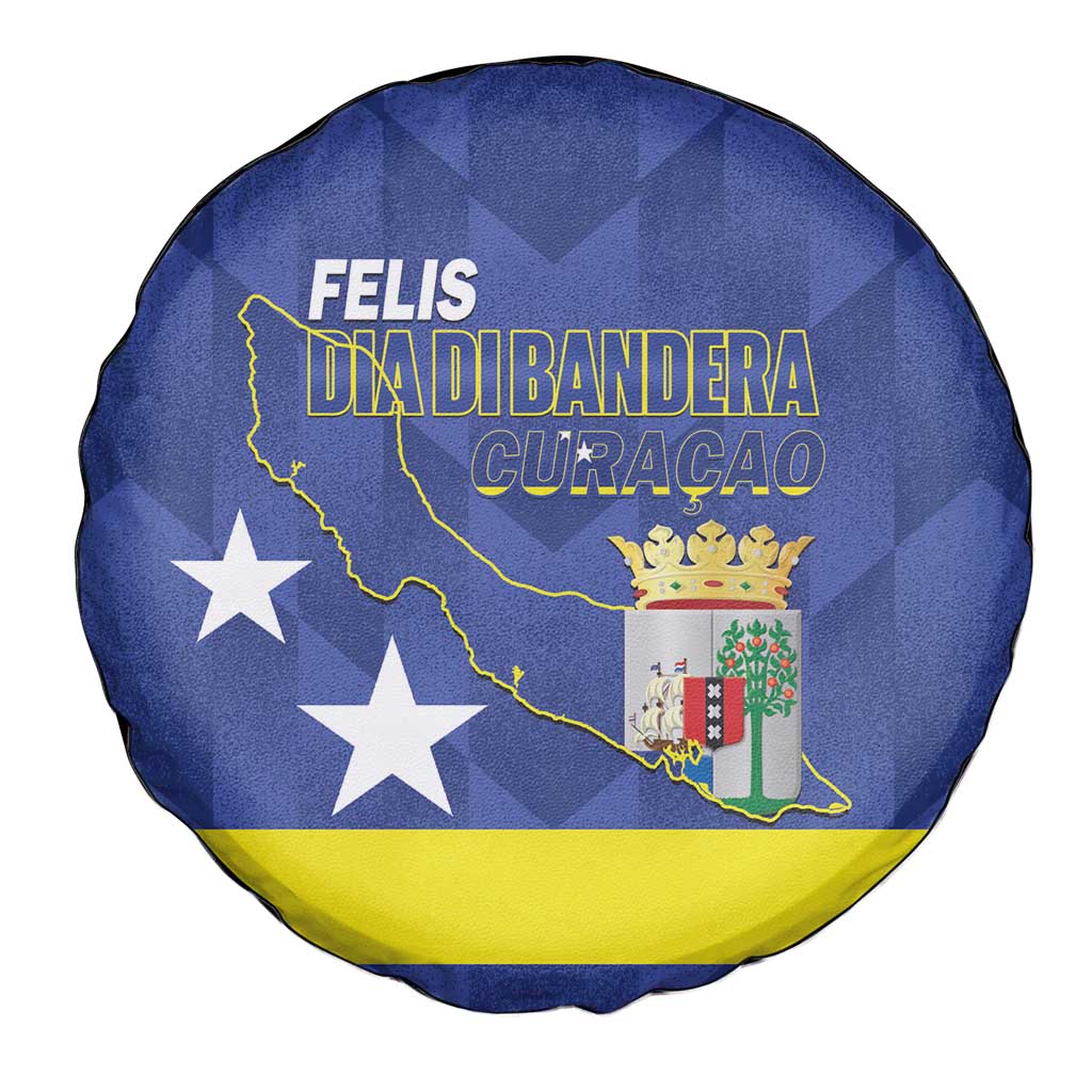 Felis Dia di Bandera Curacao Spare Tire Cover Flag Proud - Wonder Print Shop