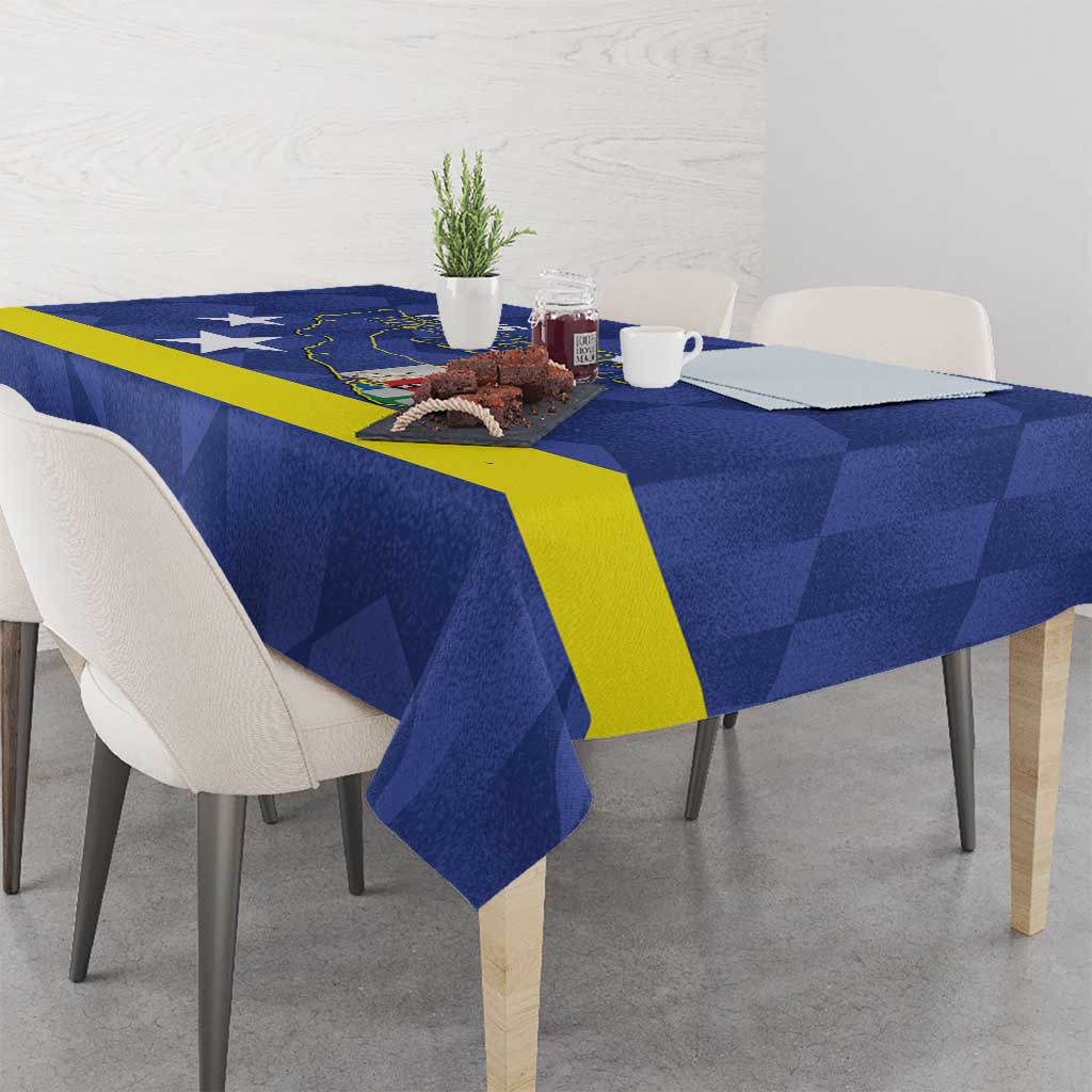 Felis Dia di Bandera Curacao Tablecloth Flag Proud - Wonder Print Shop