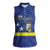 Felis Dia di Bandera Curacao Women Sleeveless Polo Shirt Flag Proud - Wonder Print Shop
