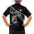 Custom Curacao Football Family Matching Mermaid Dress and Hawaiian Shirt Go La Familia Azul Black Style - Wonder Print Shop