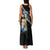 Custom Curacao Football Family Matching Tank Maxi Dress and Hawaiian Shirt Go La Familia Azul Black Style - Wonder Print Shop