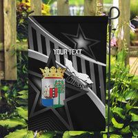 Custom Curacao Football Garden Flag Go La Familia Azul Black Style - Wonder Print Shop