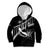 Custom Curacao Football Kid Hoodie Go La Familia Azul Black Style - Wonder Print Shop