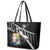 Custom Curacao Football Leather Tote Bag Go La Familia Azul Black Style - Wonder Print Shop