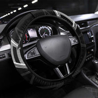 Curacao Football Steering Wheel Cover Go La Familia Azul Black Style - Wonder Print Shop