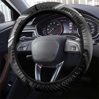 Curacao Football Steering Wheel Cover Go La Familia Azul Black Style - Wonder Print Shop