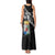 Custom Curacao Football Tank Maxi Dress Go La Familia Azul Black Style - Wonder Print Shop
