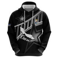 Custom Curacao Football Zip Hoodie Go La Familia Azul Black Style - Wonder Print Shop