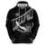 Custom Curacao Football Zip Hoodie Go La Familia Azul Black Style - Wonder Print Shop