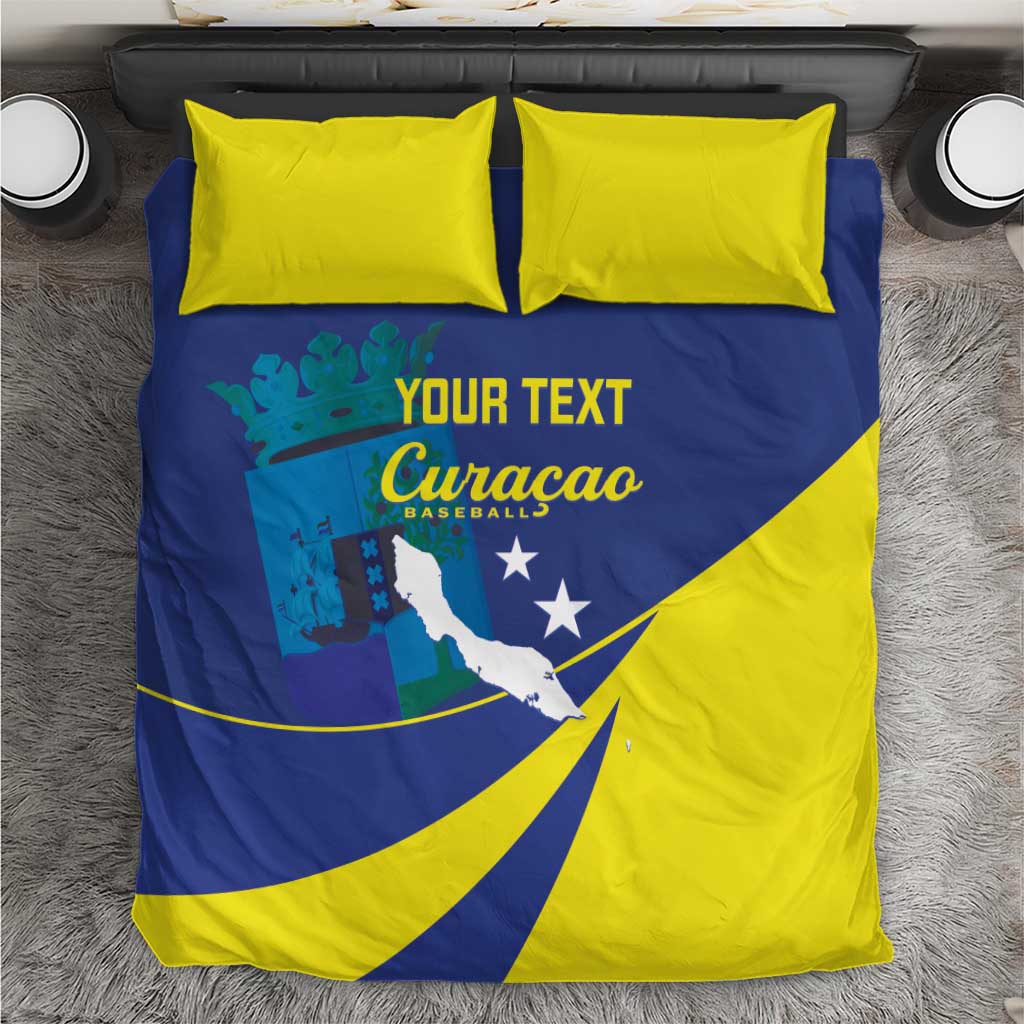 Custom Baseball Curacao Bedding Set Go Champions Korsou Curve Vibes - Wonder Print Shop