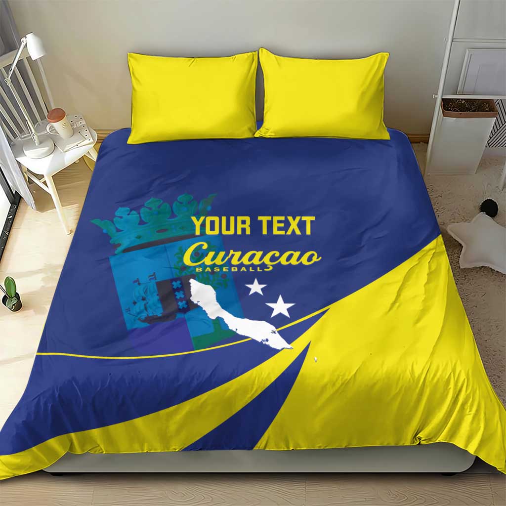 Custom Baseball Curacao Bedding Set Go Champions Korsou Curve Vibes - Wonder Print Shop
