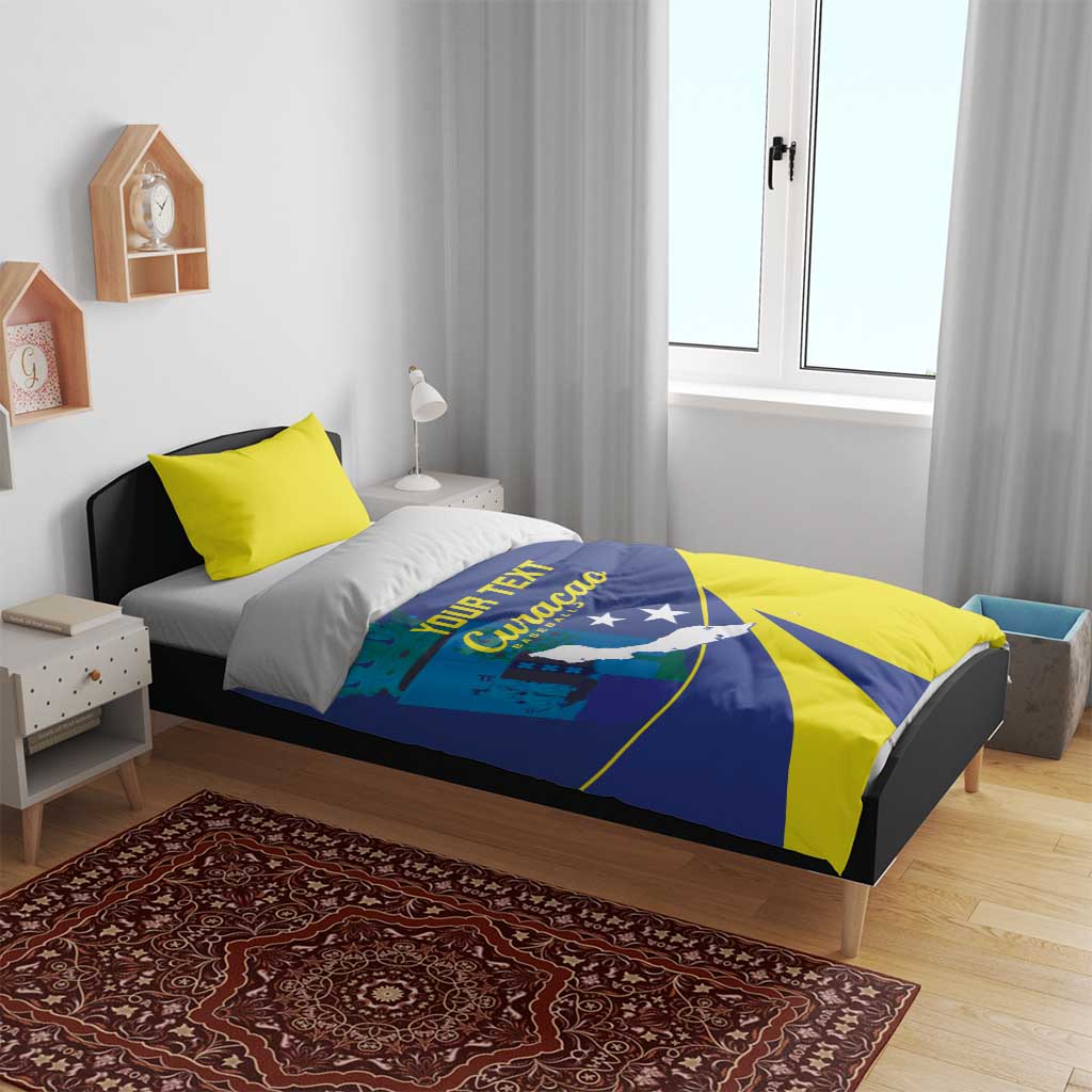 Custom Baseball Curacao Bedding Set Go Champions Korsou Curve Vibes - Wonder Print Shop
