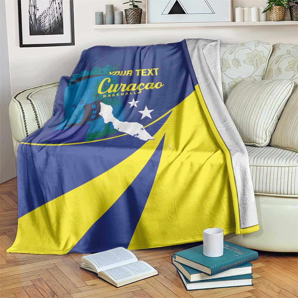 Custom Baseball Curacao Blanket Go Champions Korsou Curve Vibes - Wonder Print Shop