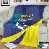 Custom Baseball Curacao Blanket Go Champions Korsou Curve Vibes - Wonder Print Shop