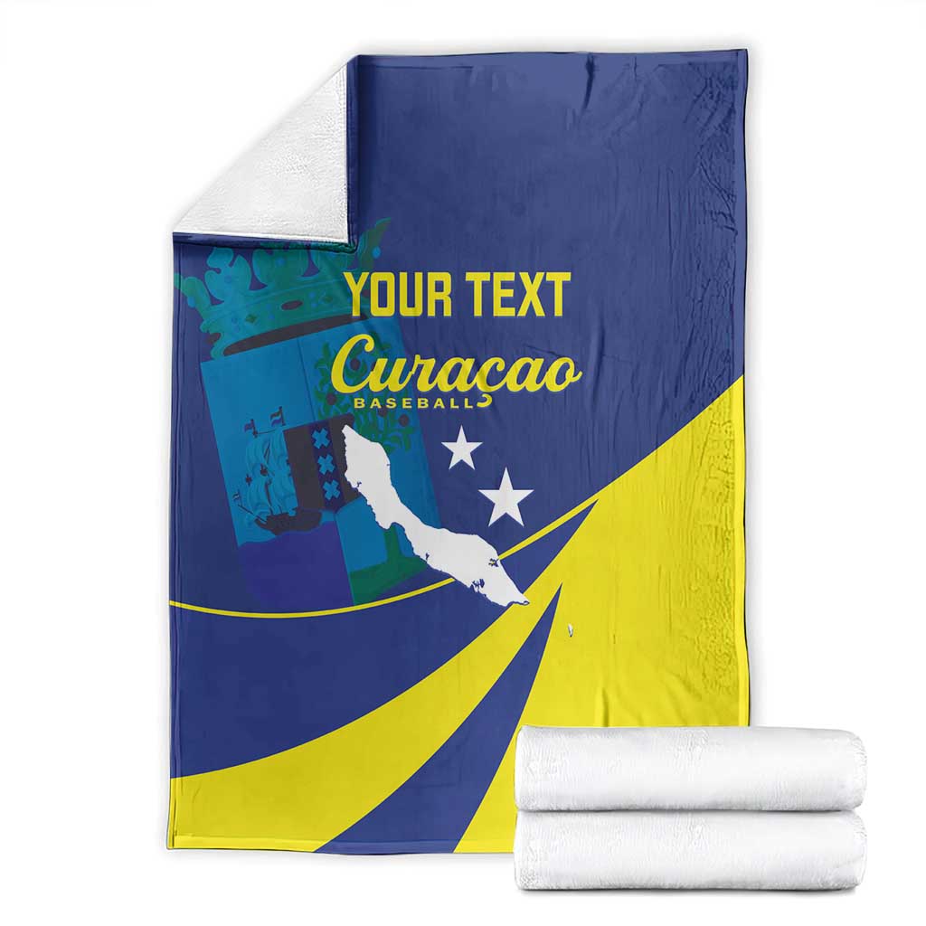 Custom Baseball Curacao Blanket Go Champions Korsou Curve Vibes - Wonder Print Shop