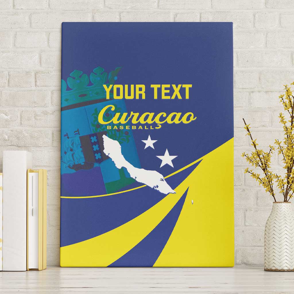 Custom Baseball Curacao Canvas Wall Art Go Champions Korsou Curve Vibes - Wonder Print Shop