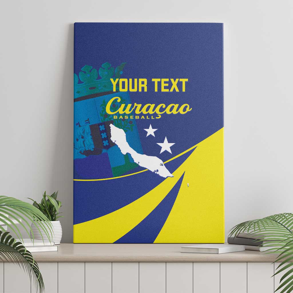 Custom Baseball Curacao Canvas Wall Art Go Champions Korsou Curve Vibes - Wonder Print Shop
