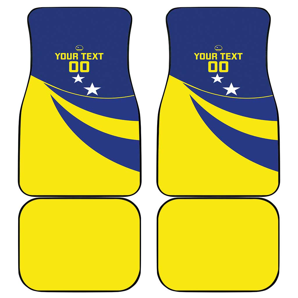 Custom Baseball Curacao Car Mats Go Champions Korsou Curve Vibes - Wonder Print Shop