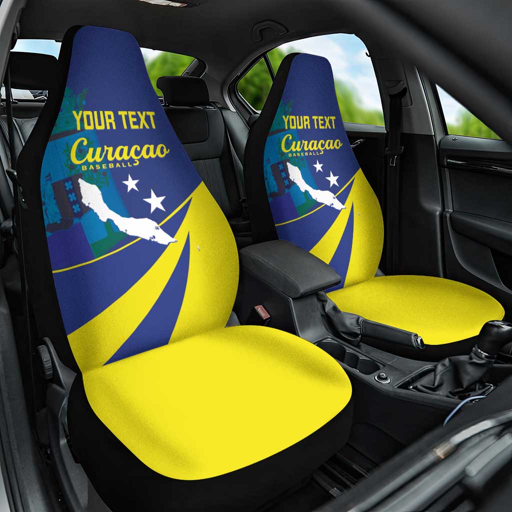 Custom Baseball Curacao Car Seat Cover Go Champions Korsou Curve Vibes - Wonder Print Shop