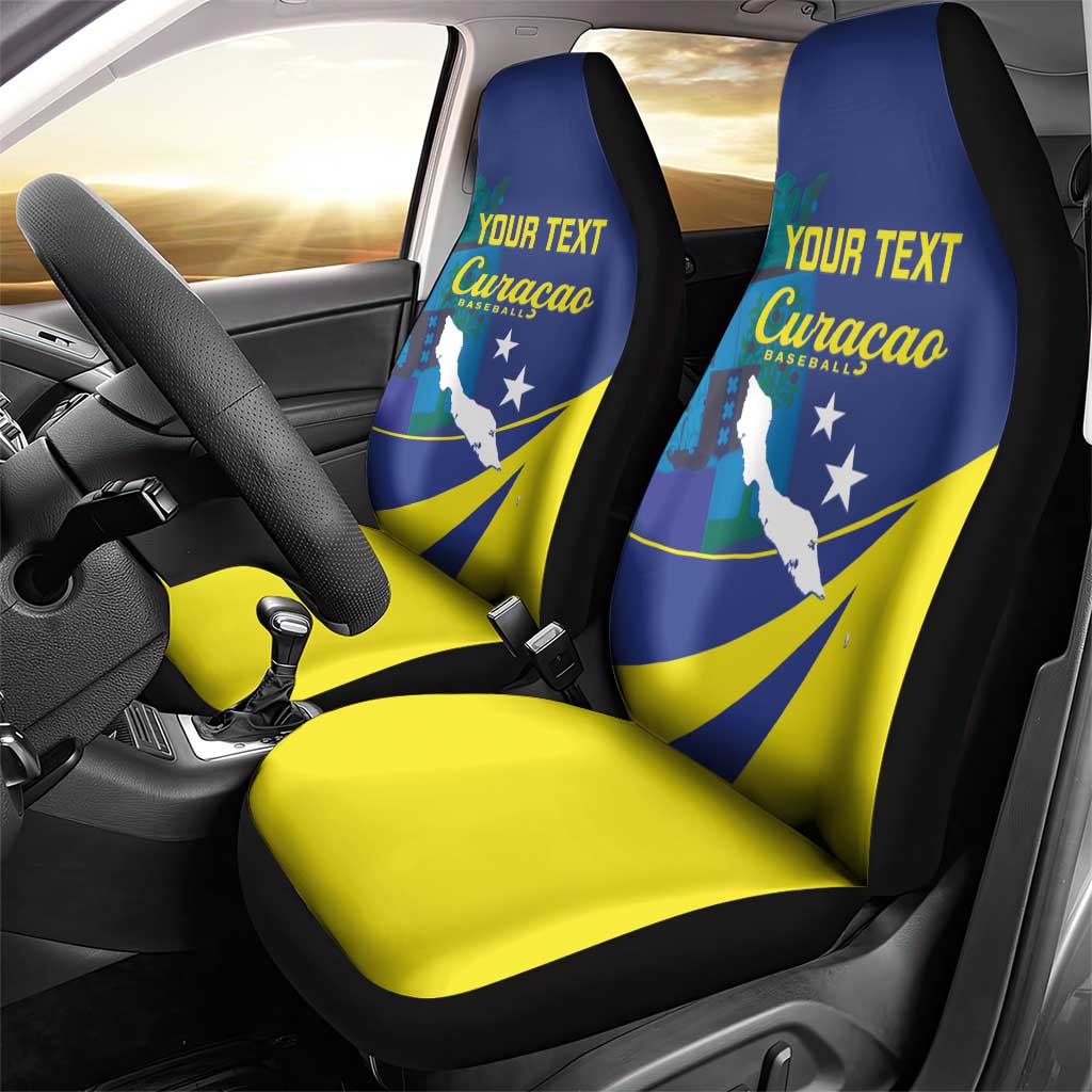 Custom Baseball Curacao Car Seat Cover Go Champions Korsou Curve Vibes - Wonder Print Shop