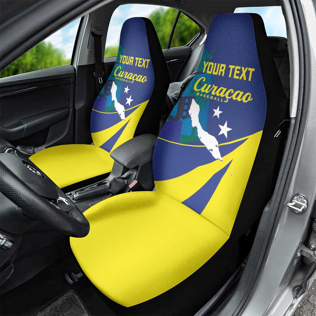 Custom Baseball Curacao Car Seat Cover Go Champions Korsou Curve Vibes - Wonder Print Shop