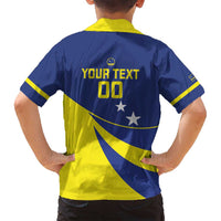 Custom Baseball Curacao Family Matching Puletasi and Hawaiian Shirt Go Champions Korsou Curve Vibes - Wonder Print Shop