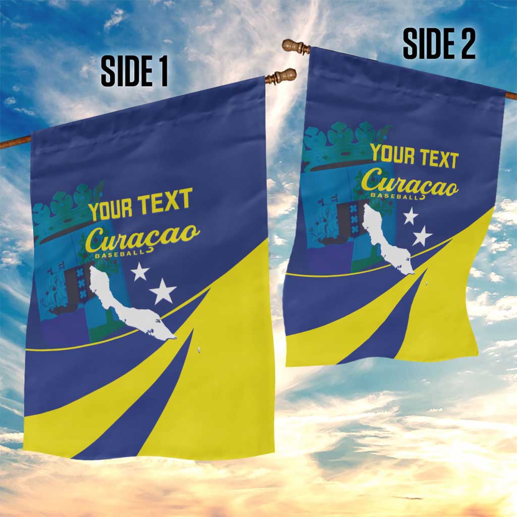 Custom Baseball Curacao Garden Flag Go Champions Korsou Curve Vibes - Wonder Print Shop