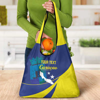 Custom Baseball Curacao Grocery Bag Go Champions Korsou Curve Vibes - Wonder Print Shop