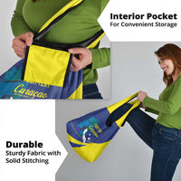 Custom Baseball Curacao Grocery Bag Go Champions Korsou Curve Vibes - Wonder Print Shop