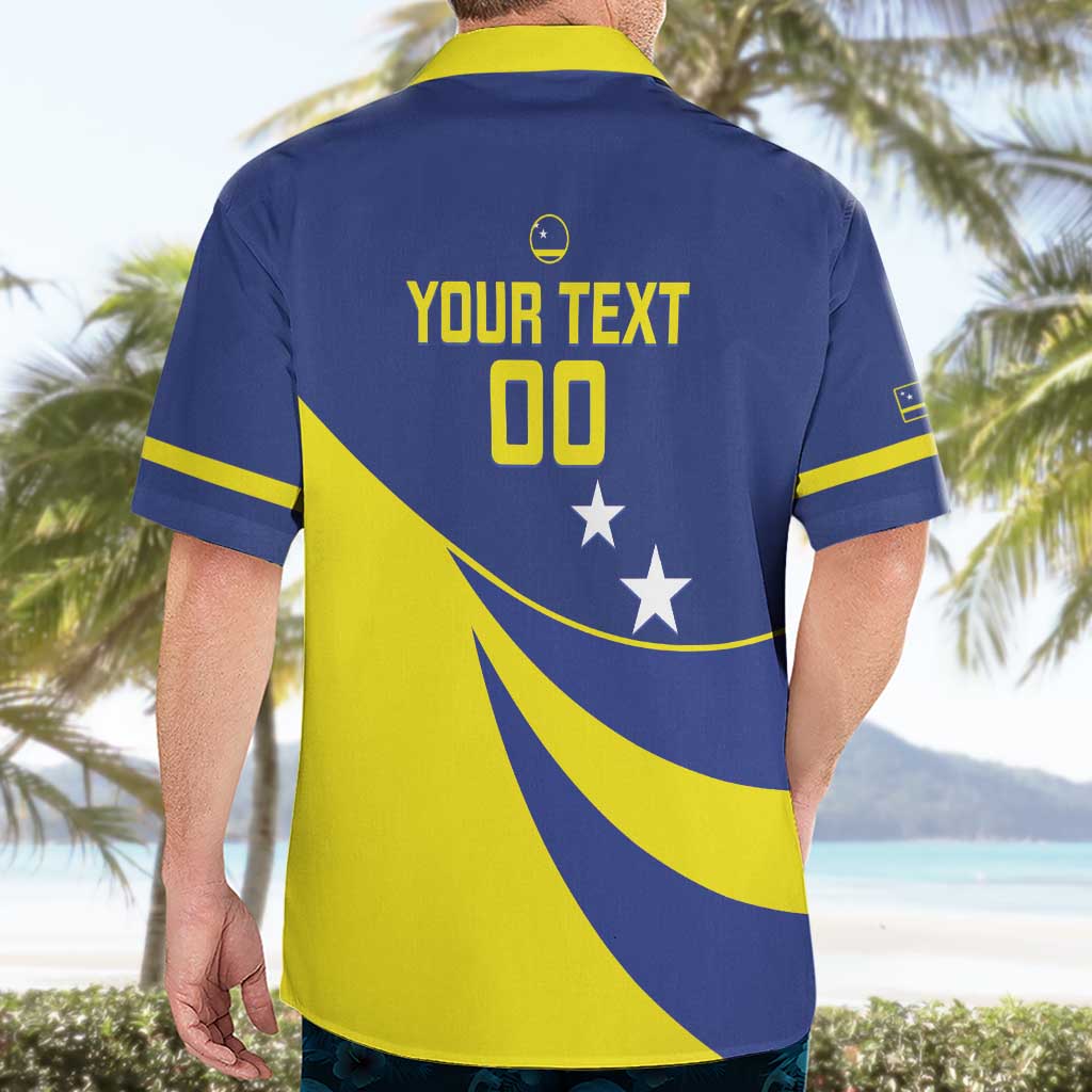 Custom Baseball Curacao Hawaiian Shirt Go Champions Korsou Curve Vibes - Wonder Print Shop