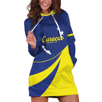 Custom Baseball Curacao Hoodie Dress Go Champions Korsou Curve Vibes - Wonder Print Shop