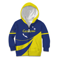 Custom Baseball Curacao Kid Hoodie Go Champions Korsou Curve Vibes - Wonder Print Shop
