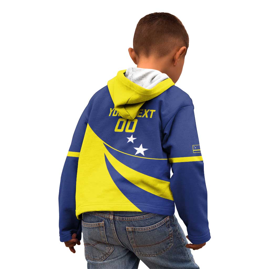 Custom Baseball Curacao Kid Hoodie Go Champions Korsou Curve Vibes - Wonder Print Shop