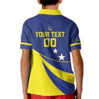 Custom Baseball Curacao Kid Polo Shirt Go Champions Korsou Curve Vibes - Wonder Print Shop