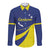 Custom Baseball Curacao Long Sleeve Button Shirt Go Champions Korsou Curve Vibes - Wonder Print Shop
