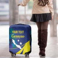 Custom Baseball Curacao Luggage Cover Go Champions Korsou Curve Vibes - Wonder Print Shop