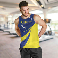 Custom Baseball Curacao Men Tank Top Go Champions Korsou Curve Vibes - Wonder Print Shop