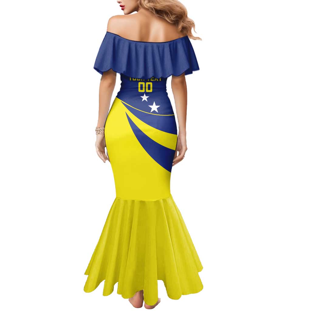 Custom Baseball Curacao Mermaid Dress Go Champions Korsou Curve Vibes - Wonder Print Shop