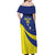Custom Baseball Curacao Off Shoulder Maxi Dress Go Champions Korsou Curve Vibes - Wonder Print Shop