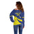 Custom Baseball Curacao Off Shoulder Sweater Go Champions Korsou Curve Vibes - Wonder Print Shop