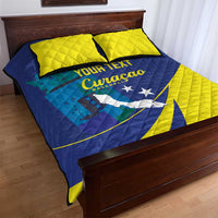 Custom Baseball Curacao Quilt Bed Set Go Champions Korsou Curve Vibes - Wonder Print Shop