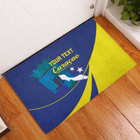 Custom Baseball Curacao Rubber Doormat Go Champions Korsou Curve Vibes - Wonder Print Shop