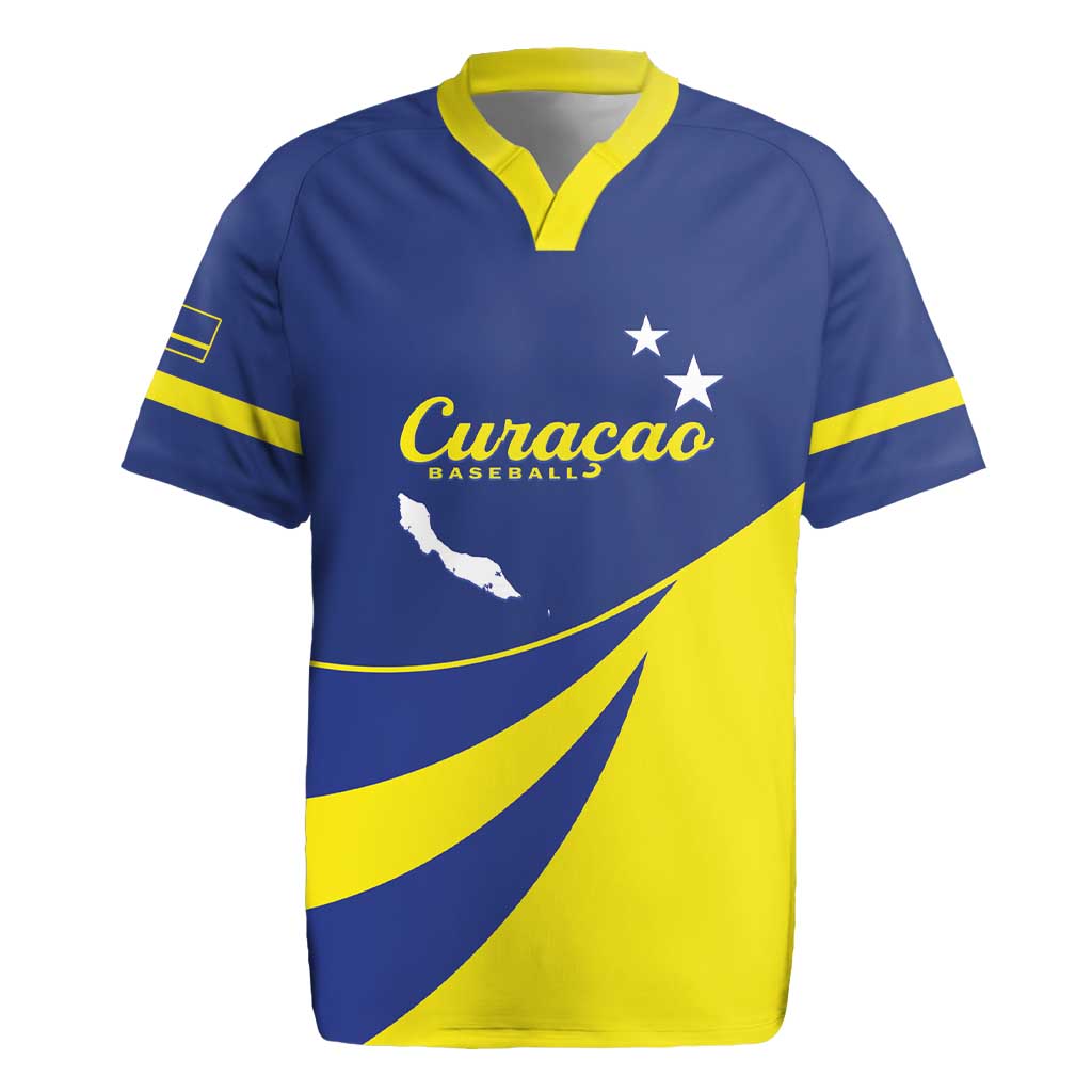 Custom Baseball Curacao Rugby Jersey Go Champions Korsou Curve Vibes - Wonder Print Shop