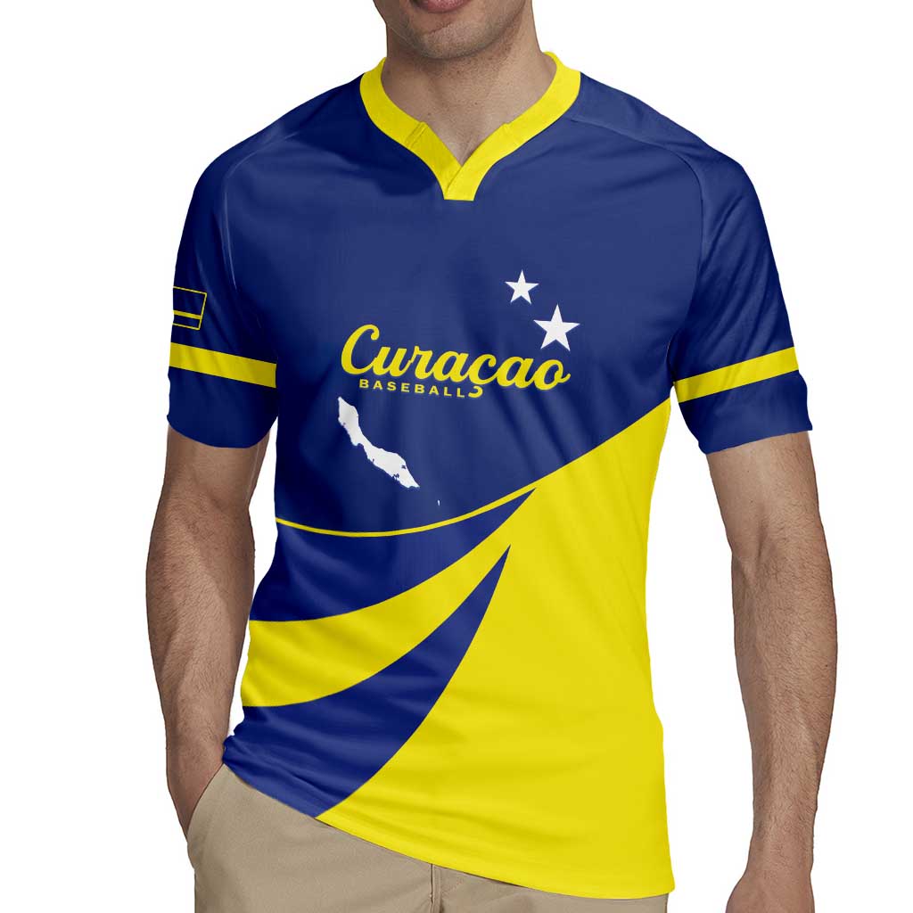 Custom Baseball Curacao Rugby Jersey Go Champions Korsou Curve Vibes - Wonder Print Shop